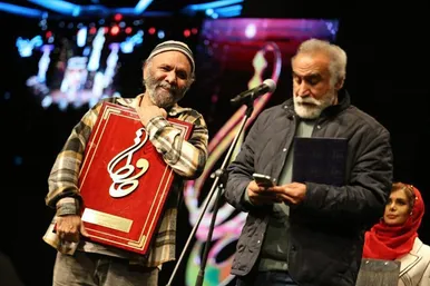 عکس‌هایی از هنرمندان در جشن «حافظ»