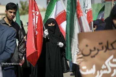 گزارش تصویری | تجمع دانشجویان انقلابی در مشهد