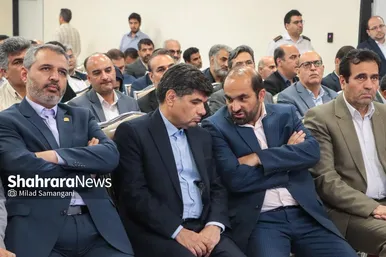 گزارش تصویری | آیین بهره برداری از فاز یک ساختمان فرماندهی و ستاد سازمان آتش‌نشانی مشهد