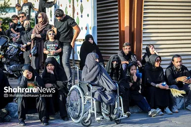 تصاویری از آئین خیمه سوزان عصر عاشورا در مشهد