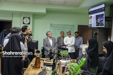 بازدید شهردار مشهدمقدس از موسسه شهرآرا