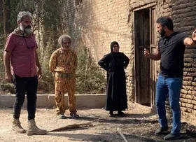 گریم عجیب &laquo;رشید&raquo; در فیلم سینمایی &laquo;آن دو&raquo; + عکس