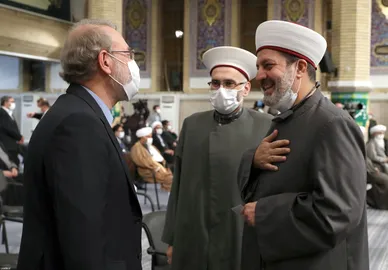 دیدار جمعی از مسئولان نظام و مهمانان شرکت کننده در کنفرانس وحدت اسلامی با رهبر معظم انقلاب