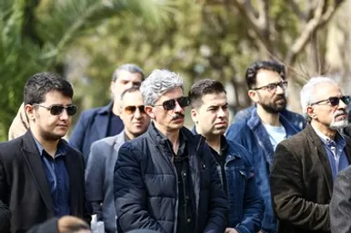 مراسم تشییع پیکر زنده‌یاد شهرام عبدلی در تهران