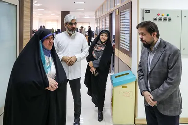 بازدید عضو شورای اسلامی شهر مشهد از موسسه شهرآرا