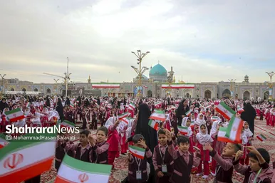 گزارش تصویری | مراسم «فرشتگان مقاومت» یادبود شهدای مظلوم میناب در حرم مطهر امام رضا (ع)
