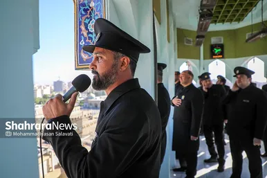 عکس‌هایی از آیین سنتی«صلا» همزمان با اولین روز ماه محرم در حرم مطهر رضوی