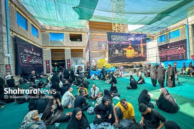 گزارش تصویری | موکب امام رضا (ع) در کربلای معلی