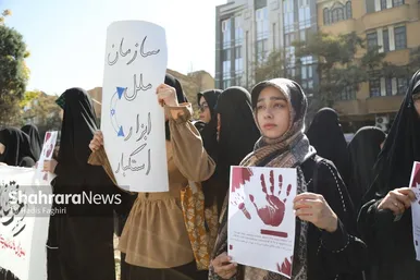 گزارش تصویری | اجتماع دانشجویان مشهدی در دومین سالگرد طوفان الاقصی