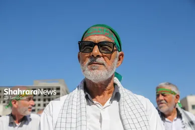 استقبال از طولانی‌ترین کاروان پیاده‌روی اربعین در مشهد مقدس