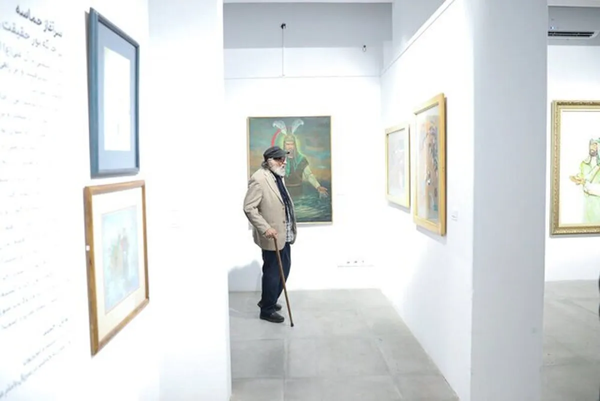 داریوش ارجمند: نقاشی تصویر درست و روشنی از واقعیت بهشت به ما می‌دهد