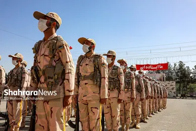 آیین دانش‌آموختگی فراگیران مرکز آموزش مرزبانی خراسان‌ رضوی‎‎