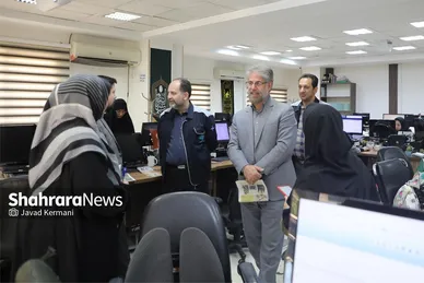 بازدید جمعی از مسئولین شهری مشهدمقدس از موسسه فرهنگی شهرآرا (۲) (۱۶ مرداد ۱۴۰۳)