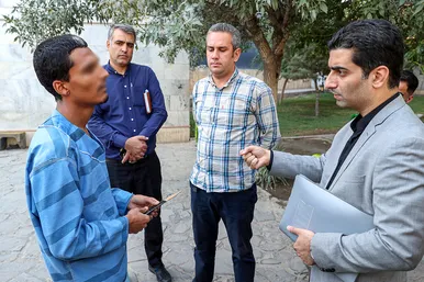 بازسازی صحنه قتل در بوستان امت