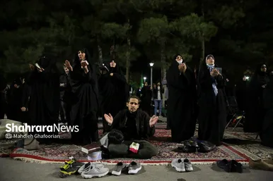 مراسم احیای شب ۲۱ ماه رمضان در بهشت رضا(ع)