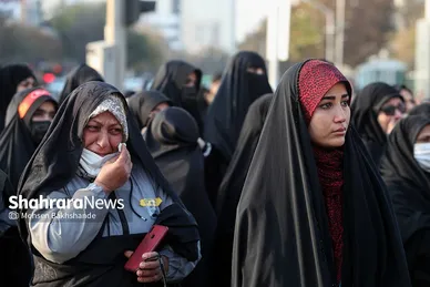 تشییع پیکر شهید مدافع امنیت «حسن براتی» در مشهد