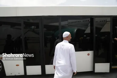 گزارش تصویری | بازگشت اولین کاروان حجاج خراسانی به مشهد