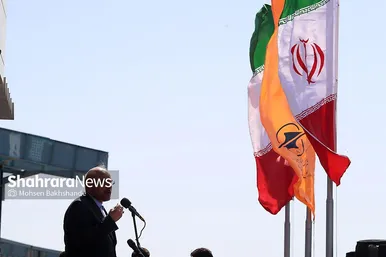 افتتاح فرودگاه گناباد با حضور رئیس مجلس و وزیر راه