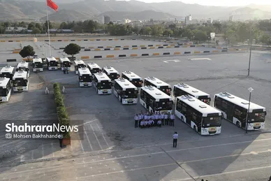 آیین رونمایی از ۳۰ دستگاه میدل باس