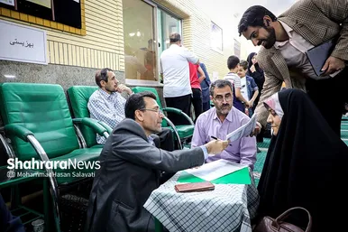 دیدار مردمی فرماندار و مدیران ۱۵ دستگاه اجرایی با اهالی منطقه ۹ مشهد