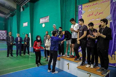 مسابقات رنکینگ بدمینتون پسران نوجوان کشور در مشهد