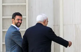 گفتگو ظریف و آذری جهرمی در فضای کلاب&zwnj;هاوس