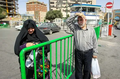  گرمای هوا در مشهد