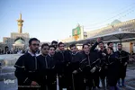 جشن فارغ‌التحصیلی دانشجویان پزشکی در حرم رضوی