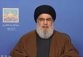 سید حسن نصرالله: پایان جنگ با دشمن، یک توهم است | تشکر از ایران و سوریه برای حمایت از مقاومت