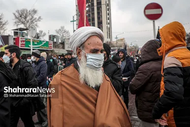اجتماع عزاداران فاطمی و تشییع پیکر ۹ شهید دفاع مقدس و مدافع حرم