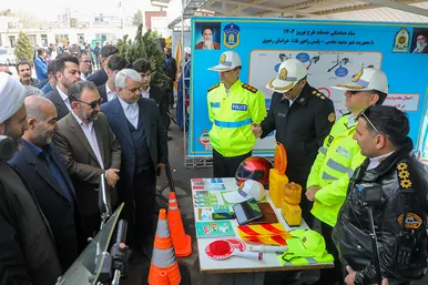 مانور استانی ارائه خدمت به زائران