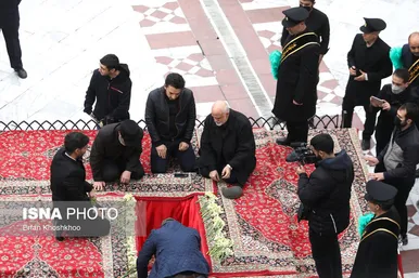 تشییع و تدفین پیکر شهید سیدرضی موسوی در آستان امامزاده صالح(ع) تجریش