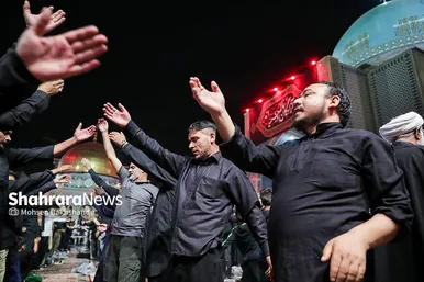 گزارش تصویری | «حسینیه حرم» میزبان عزاداران هندوستانی و پاکستانی