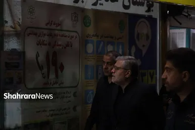 گزارش تصویری | بازدید شهردار مشهد مقدس از نحوه خدمات‌رسانی به زائرین امام مهربانی‌ها در نقاط مختلف شهر