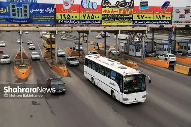 ورودی‌های شهر مشهد در آستانه نوروز ۱۴۰۱