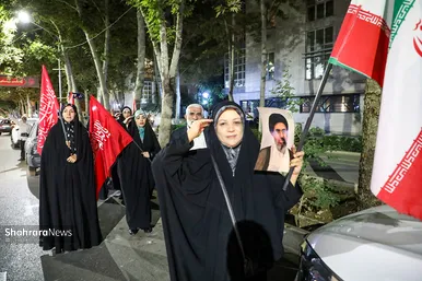 گزارش تصویری | دویست‌وسومین شب حضور مردم مشهد در سنگر خیابان (۲۸ شهریور ۱۴۰۵)