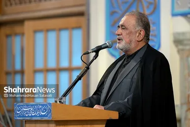 مراسم بزرگداشت هفتمین روز شهادت شهدای خدمت در حرم مطهر رضوی