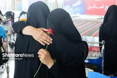 عکس‌های بازگشت اولین کاروان حجاج خراسانی به مشهد