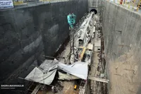 ۶۰ درصد قطعات دستگاه TBM در مشهد جابه‌جا شد | انتقال بزرگ‌ترین قطعه به امامت ۴۹