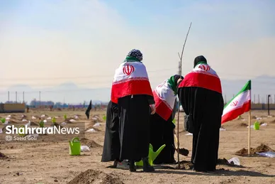 گزارش تصویری | پویش درختکاری در بوستان کرامت مشهد (۱۶ اسفند ۱۴۰۴)