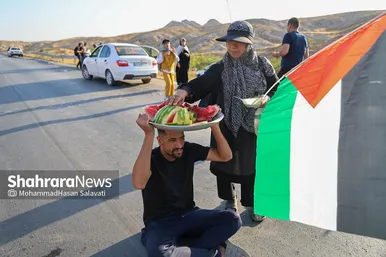 گزارش تصویری | زائران پیاده امام رضا(ع)
