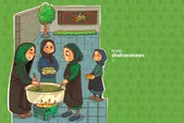 داستان کودک درباره دهه آخر ماه صفر | اولین کاسه آش نذری