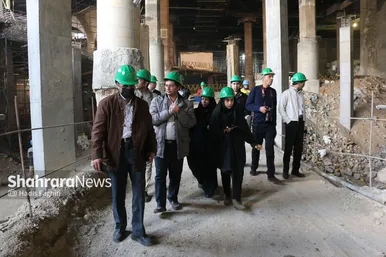 بازدید اصحاب رسانه از مهم‌ترین پروژه‌های عمرانی حرم مطهر رضوی