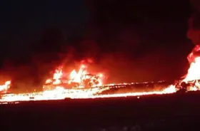 ۸ کشته در آتش&zwnj;سوزی برخورد خودروی حامل سوخت قاچاق در جنوب کرمان (۲۳ آبان ۱۴۰۴)