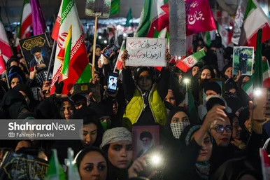 گزارش تصویری | خونخواهی رهبر شهید در میدان فجر مشهد