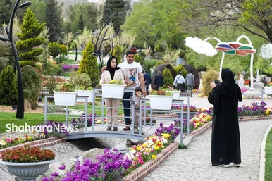 گزارش تصویری | بازدید استاندار خراسان رضوی و شهردار مشهد از پارک گل های مشهد