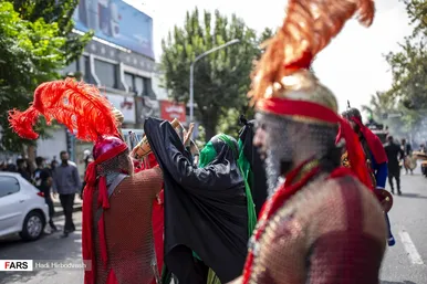 کاروان نمادین اسرای کربلا «بنی اسد»
