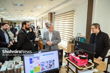 بازدید شهردار مشهدمقدس از موسسه شهرآرا