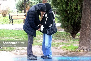 گزارش تصویری | بارش نخستین برف پاییزی در مشهد 2
