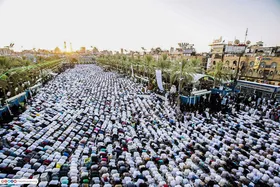 ویدئو | اقامه نماز عید قربان در بین&zwnj;الحرمین (۶ خرداد ۱۴۰۵)